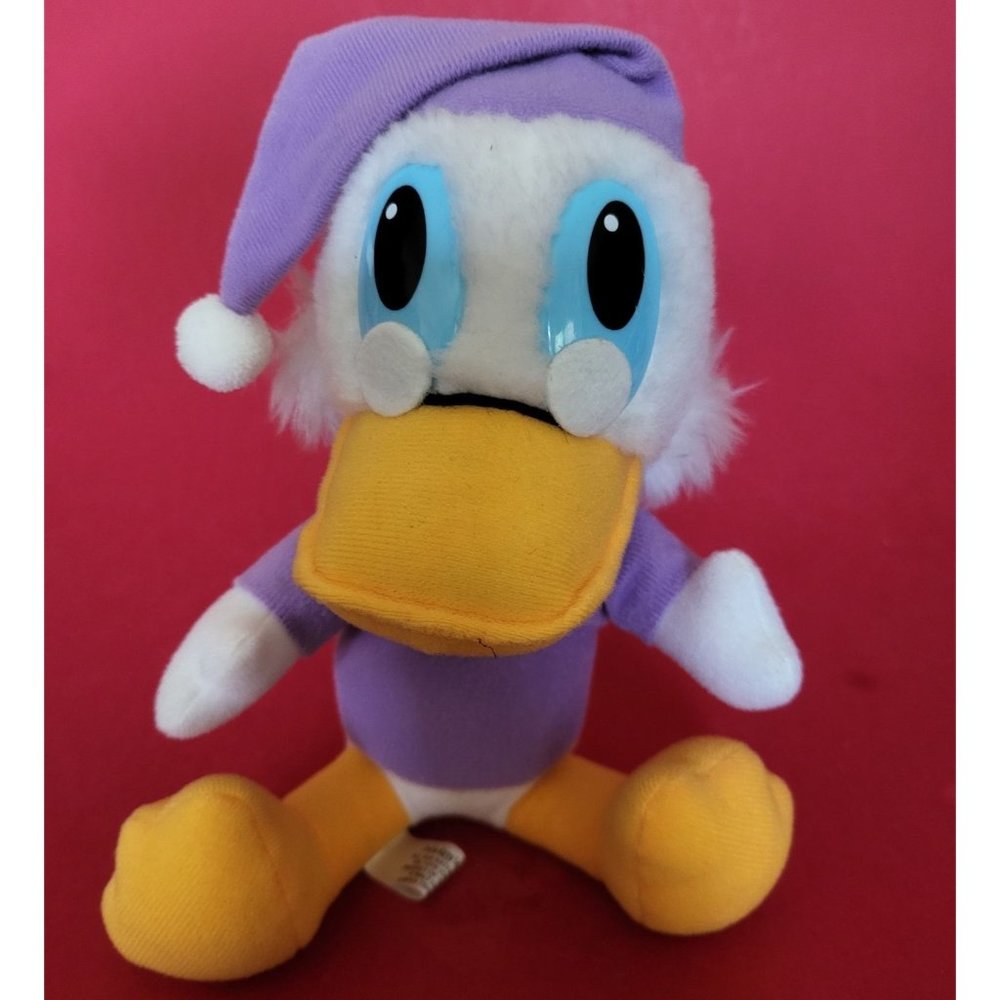 VTG Scrooge Mc Duck Plush Stuffed Animal Toy 8" Mickeys Christmas Carol